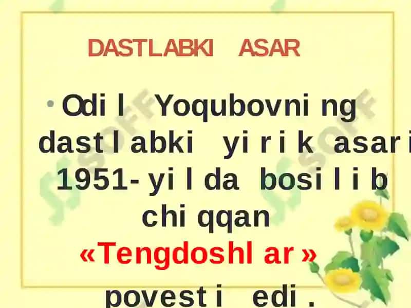 Odil Yoqubov 7