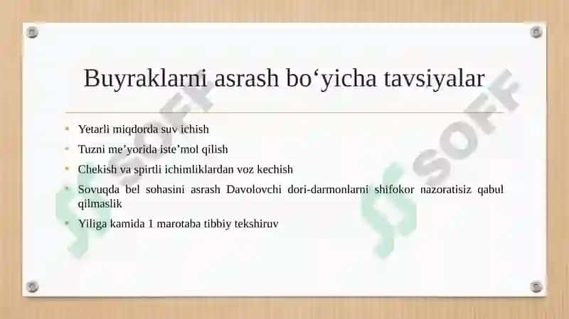 Buyrak haqida 7