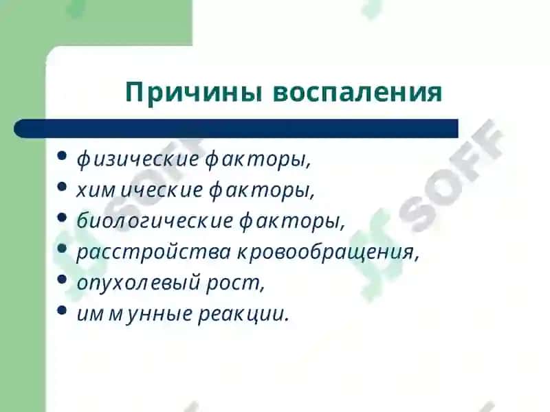 Патофизиология воспаления, лекция 3 7