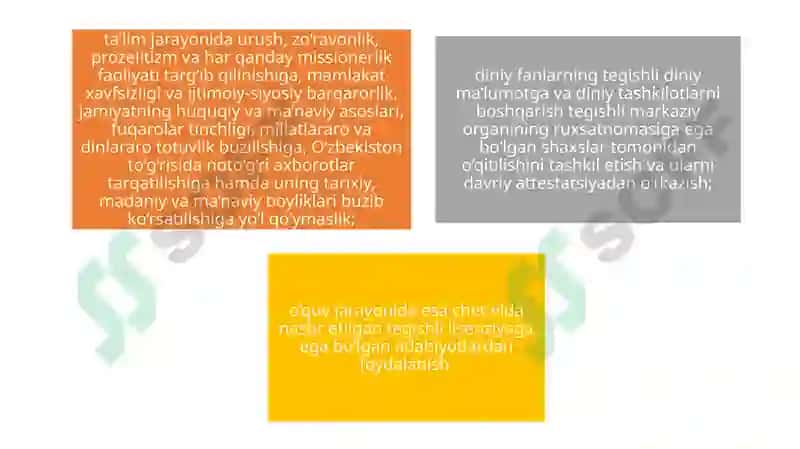 DUYOVIY BILIMLAR VA DINIY E’TIQOD BIRLIGIGA ERISHISHNING AHAMIYATI 7