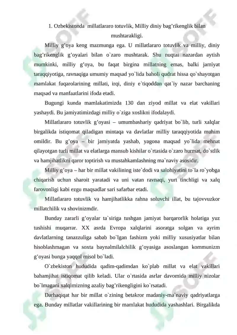 O`zbekistonda diniy bag`rikenglik va diniy tashkilotlar bilan munosabati 7
