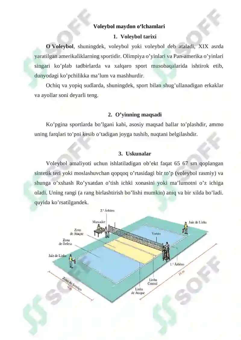 Sport maydonlari o‘lchamlari 7