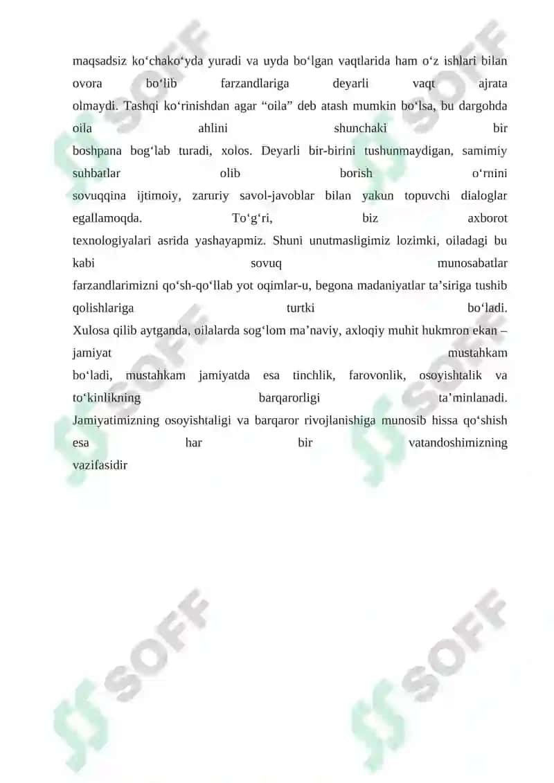 Oilada O'zbekona Qadriyatların Ko'rinishlari 7