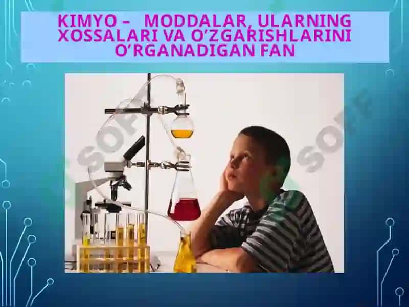 Dastlabki kimyoviy tushunchalar va fanning rivojlanishi 7