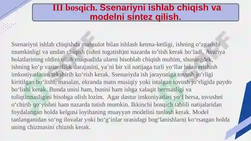 Mualliflik dasturlari yordamida o‘rgatuvchi dasturiy vositalar yaratish 7