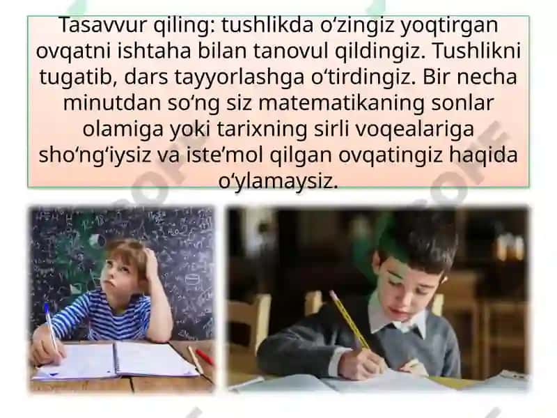 ODAMNING OVQAT HAZM QILISH SISTEMASI 7