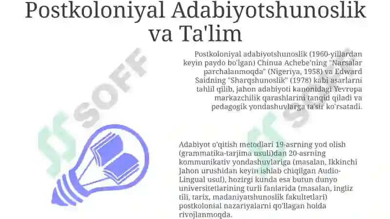 Adabiyot oʻqitish metodikasining tarixi va shakllanish taraqqiyoti 7