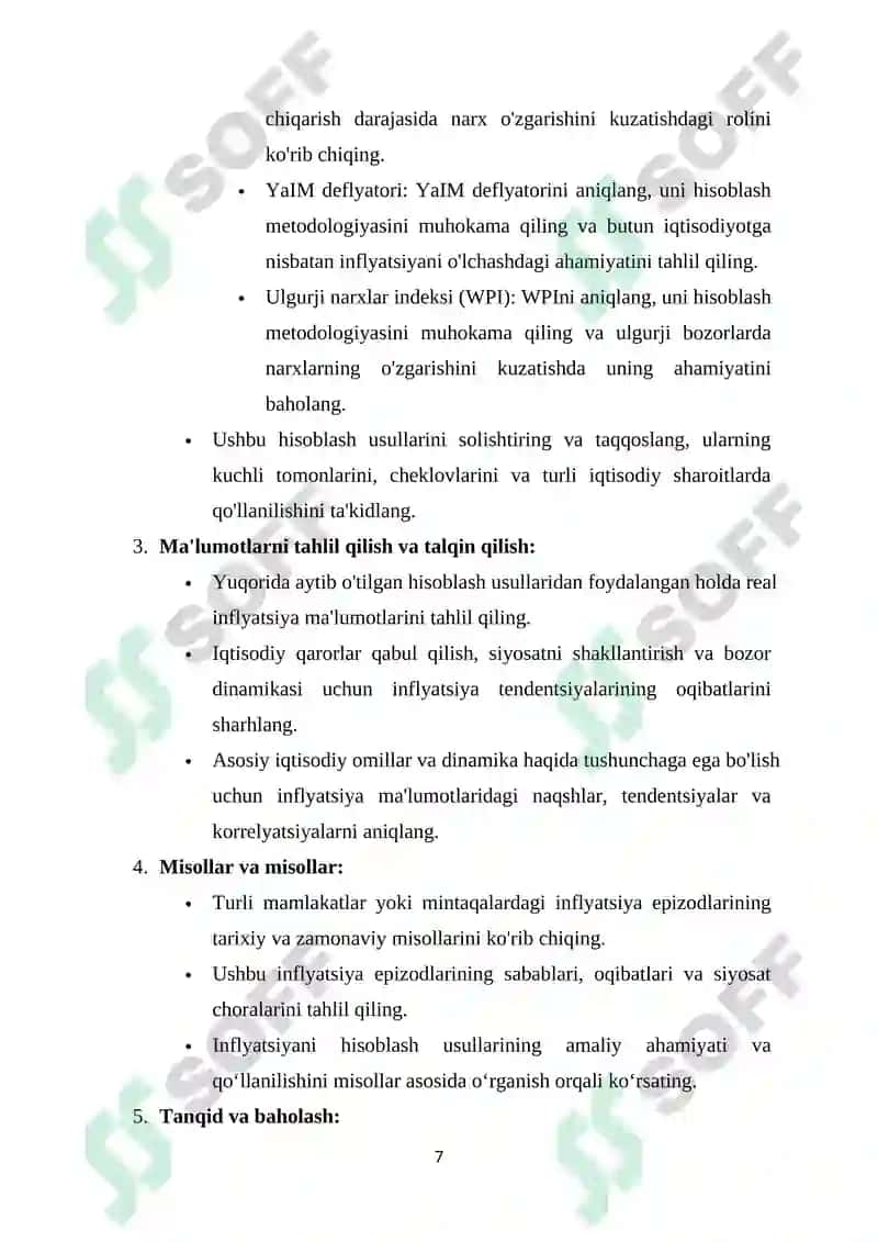 INFILATSIYANING MOHIYATI VA HISOBLANISH USULLARI 7