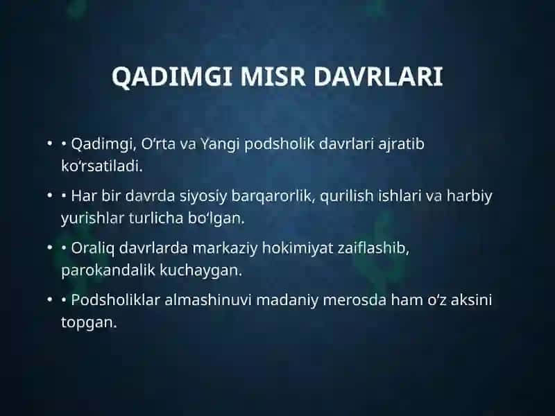 Qadimgi Misr 7