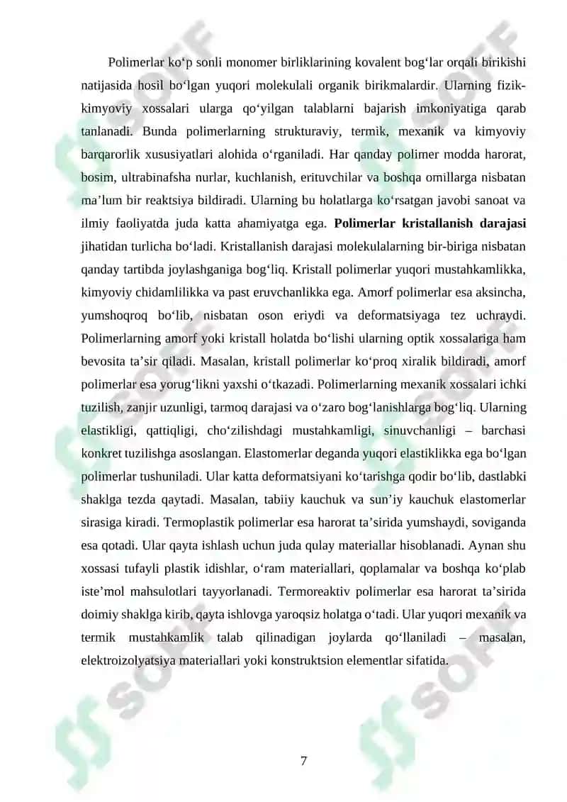 Polimer materiallardan buyum yasash texnologiyasi 7
