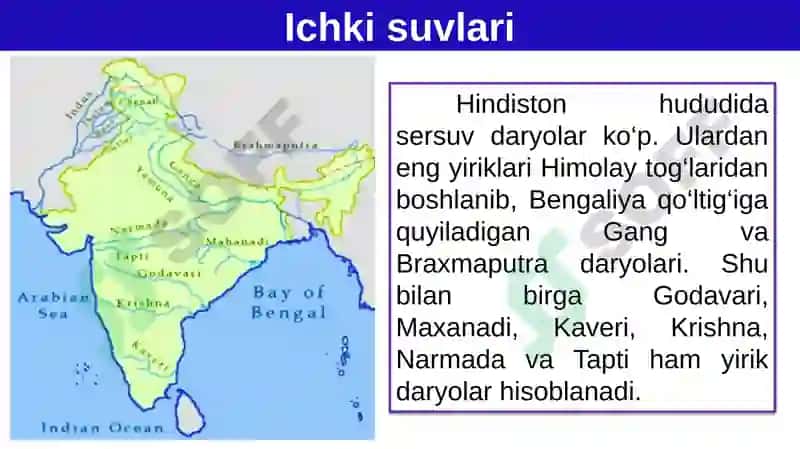 Hindiston Respublikasi Geografiyasi 7