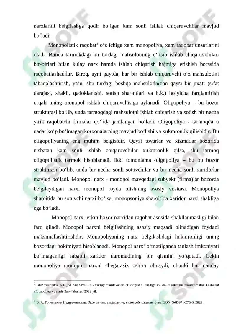 Mikroiqtisodiyot Kurs ishi 7