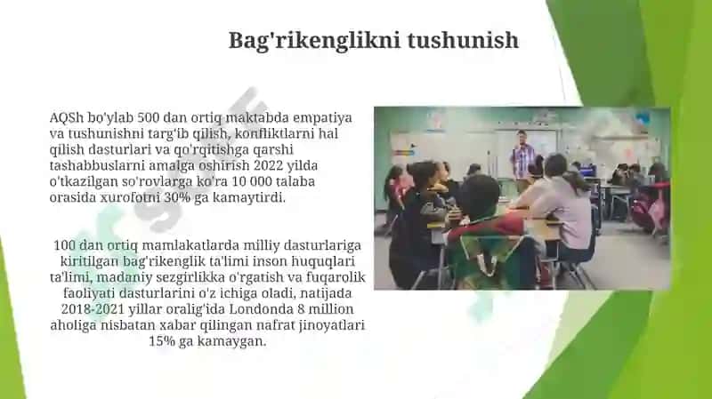 Inklyuziv ta'lim tolerant muhitni yaratish resursi sifatida 7