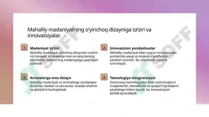 Oʻyinchoq biznesi uchun biznes reja 7