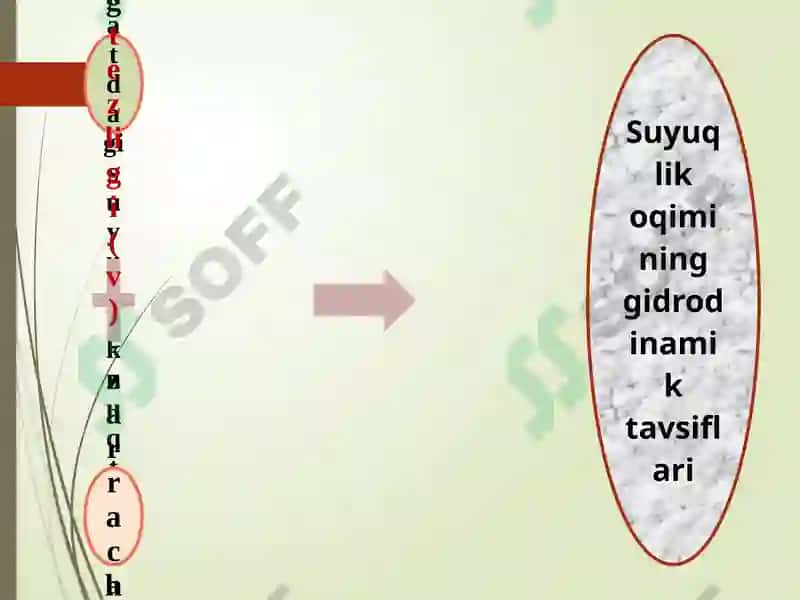 GIDRODINAMIKA ASOSLARI. SUYUQLIK XARAKATINING KINEMATIKASI. 7