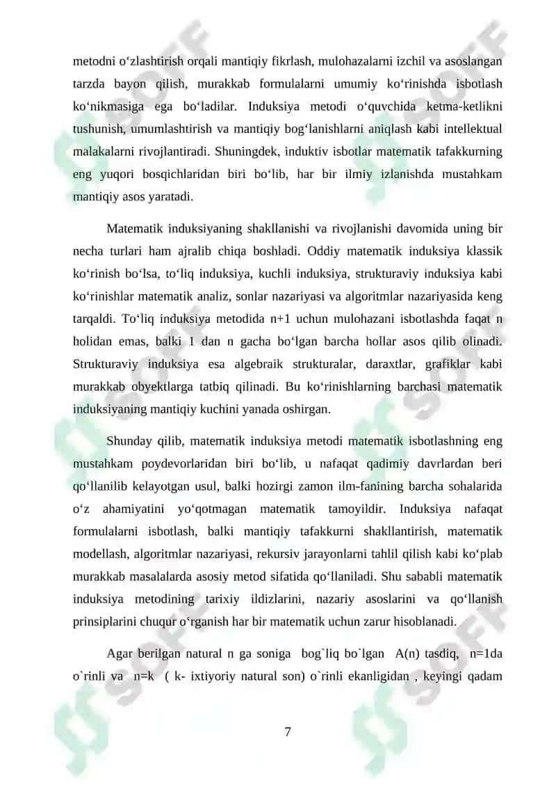 Matematik Induksiya Metodi 7