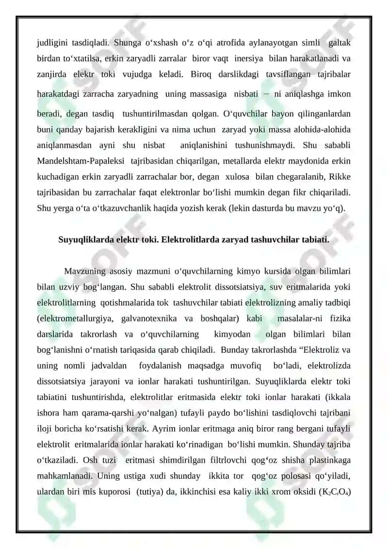 Elektr sxemasidagi ulanishlar matritsasi 7