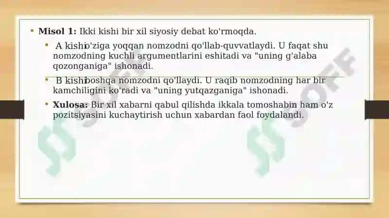 Media vositalarida axborotning tarqatilishi va qabul qilinishi 7
