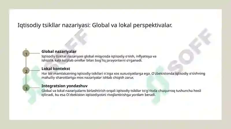 Iqtisodiy tsikllar nazariyasi 7