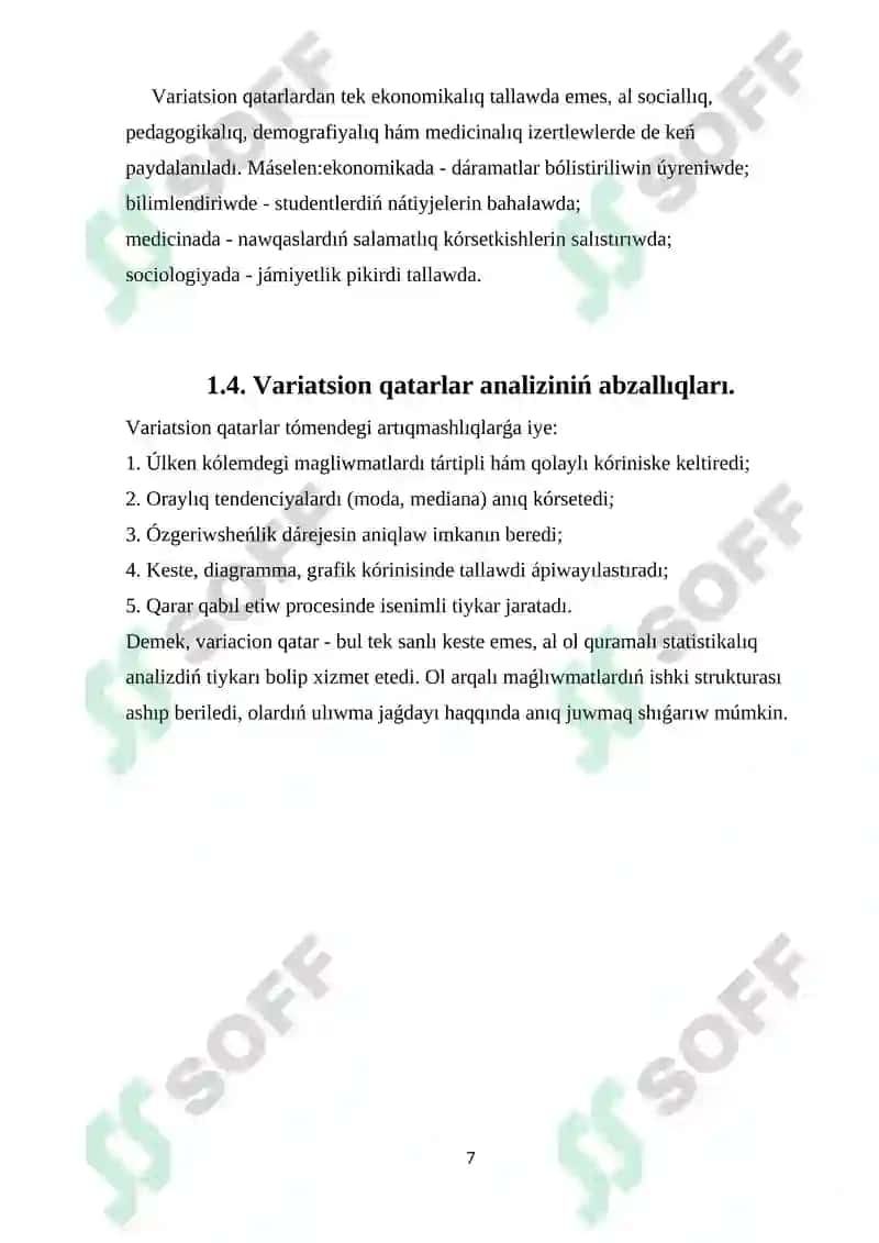 Psixologiyaliq magliwmatlardi qayta islew metodlari ham texnologiyalari 7