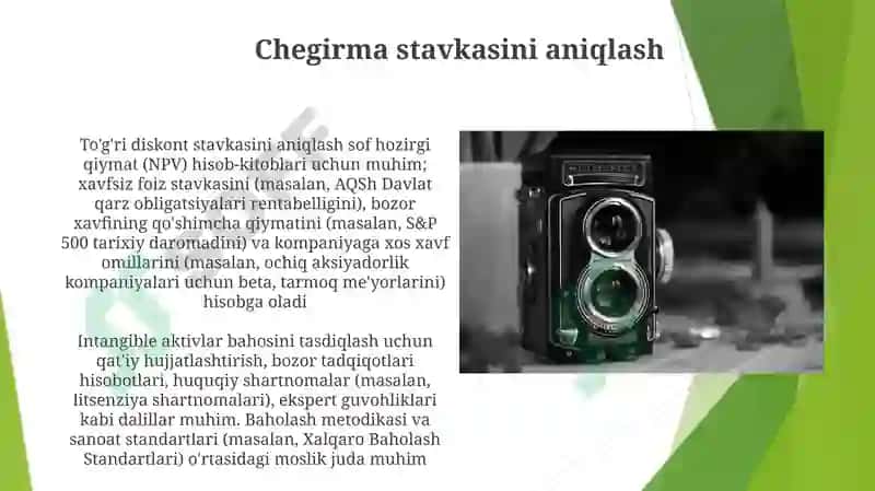 Qimmatli nomoddiy aktivlar 7