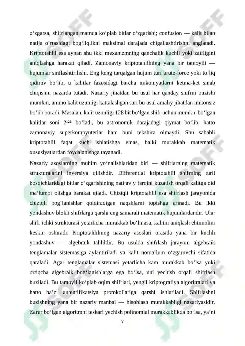 Kriptotahlil shifrlash usullarini buzish metodlari 7