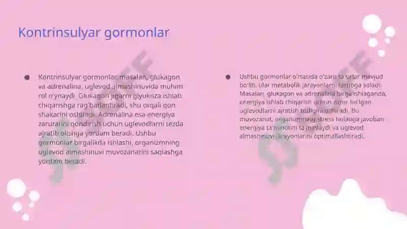 Uglevod almashinuvi va uning patofiziologiyasi 7