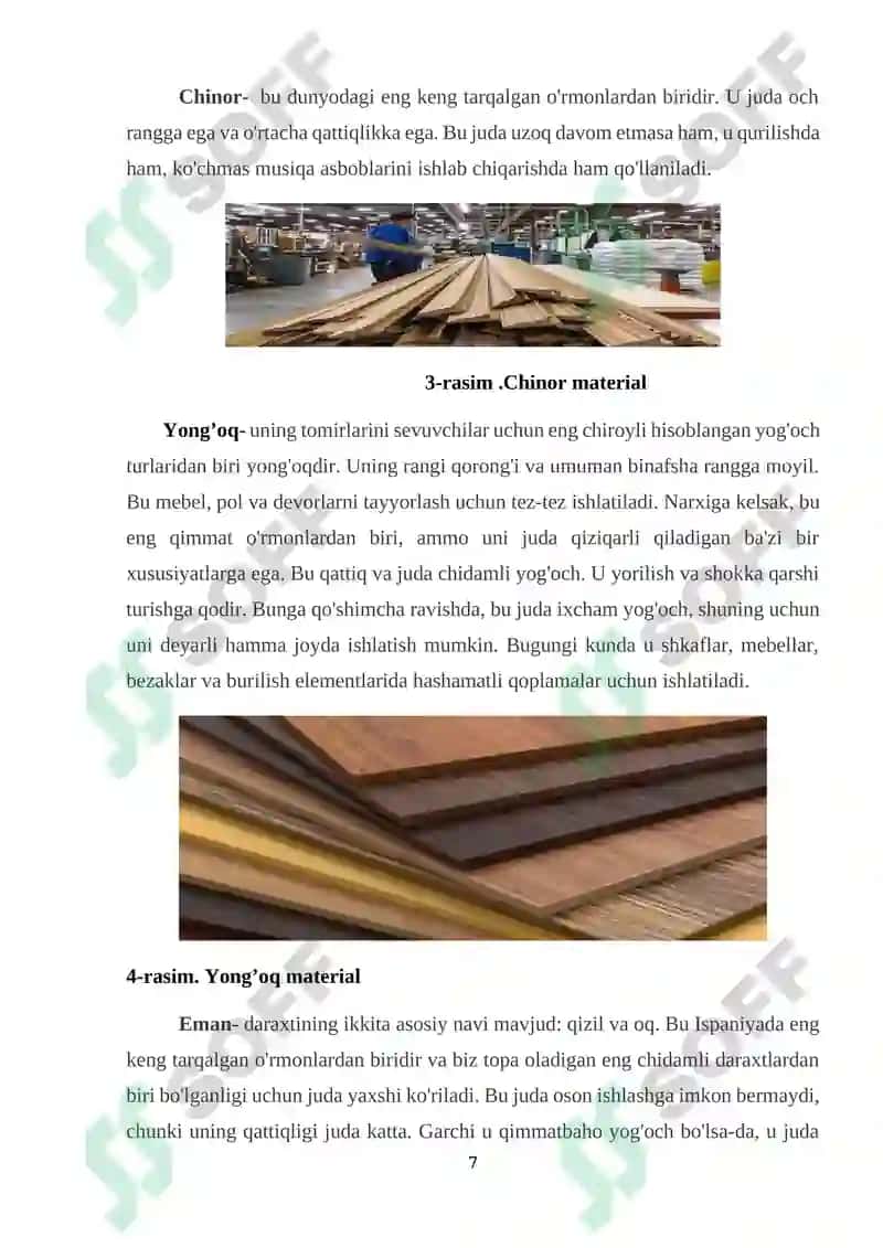 YOGOCH XOMASHYONING MUSTAHKAMLIGI QATTIQLIGI QAYISHQOQLIGI PLASTIKLIGI MORTLIGI VA SIFATIGA QOYILADIGAN TALABLARNI O`RGANISH 7