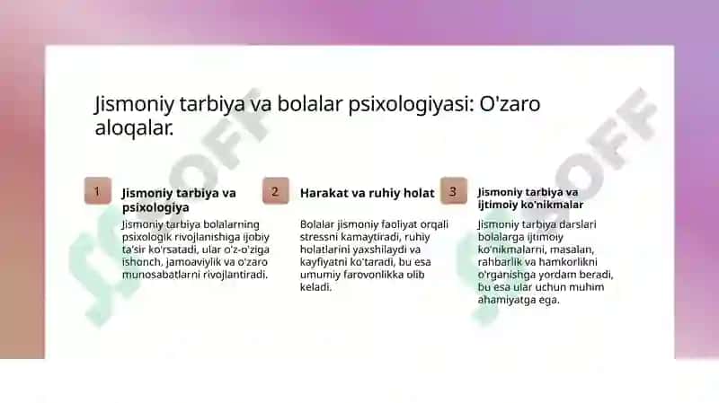 Bolalar uchun jismoniy tarbiya tizimlari rivoji 7