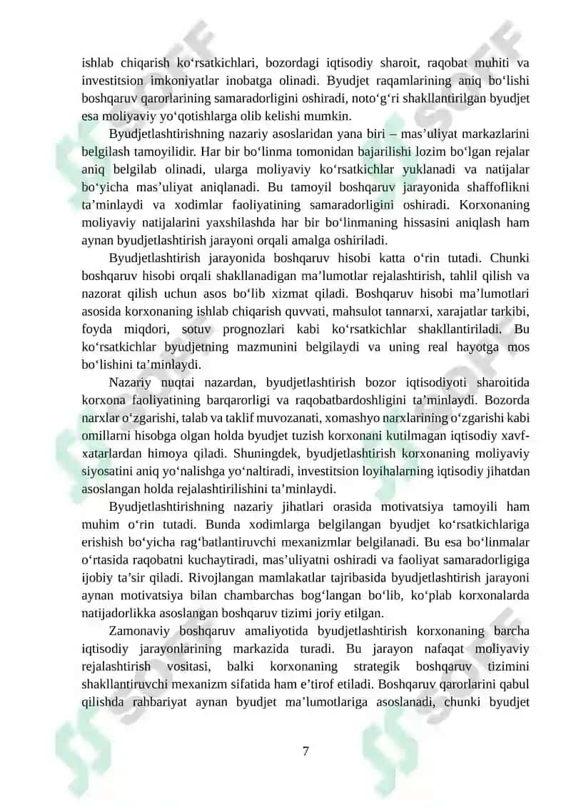 Boshqaruv hisobida byudjetlashtirish 7