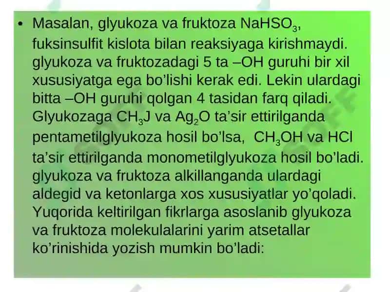 Uglevodlar 7