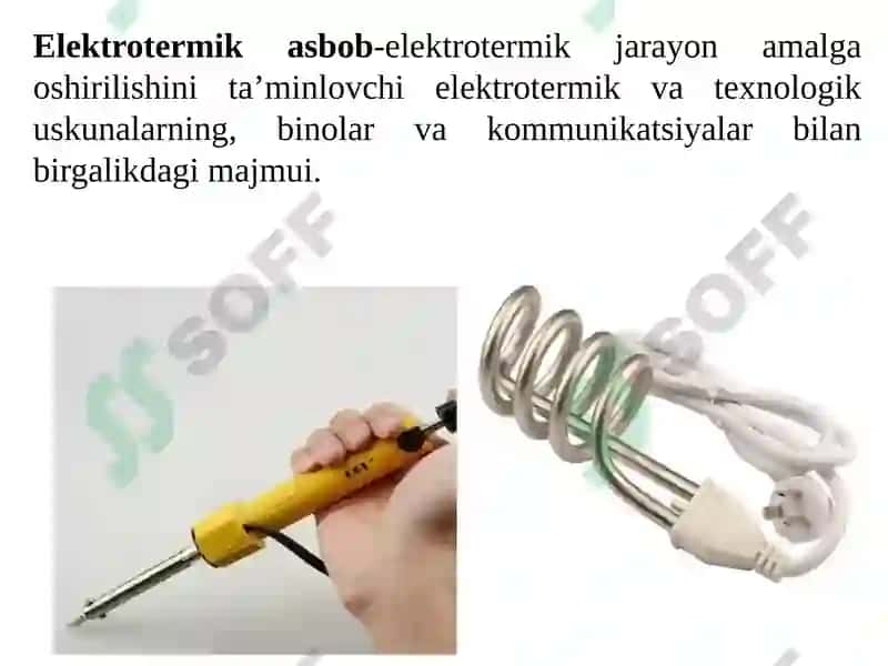 ELEKTROTERMIK USKUNALAR NAZARIYASI VA HISOBLASH ASOSLARI 7