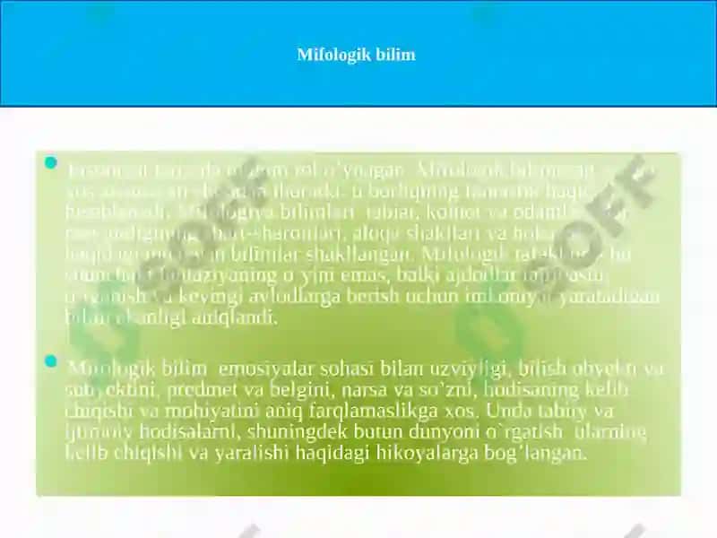 Bilim va uning asosiy shakllari 7