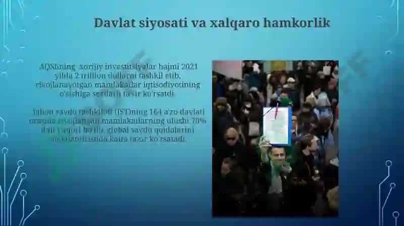 Global qashshoqlikni kamaytirishdagi roli 7