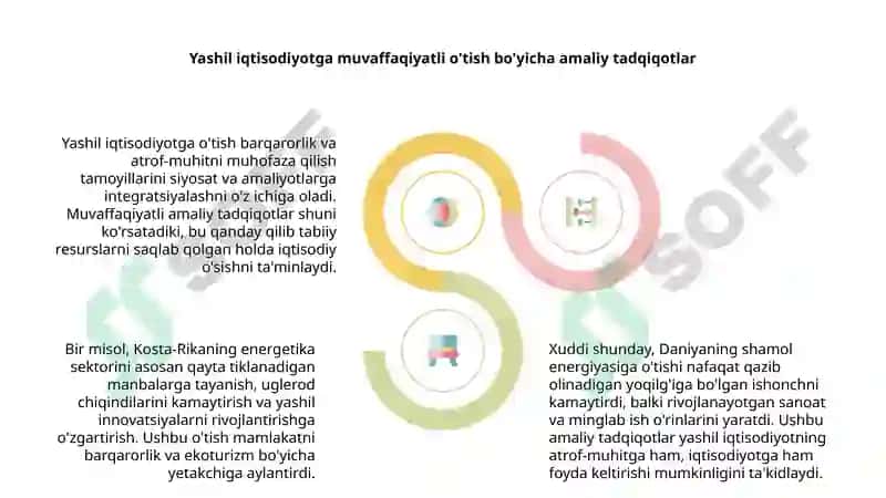 Yashil iqtisodiyotga o'tish tamoyillari 7