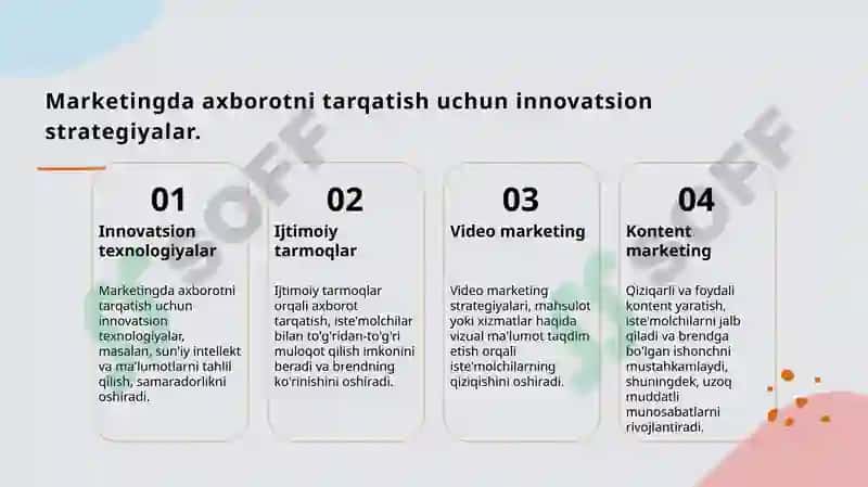 Marketingda Axborot siyosati 7