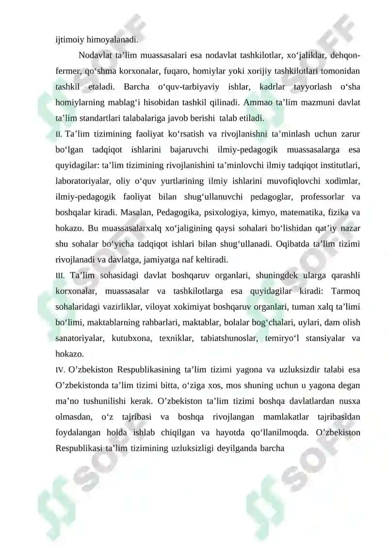 Ta'lim sohasidagi davlat siyosatining asosiy prinsiplari 7
