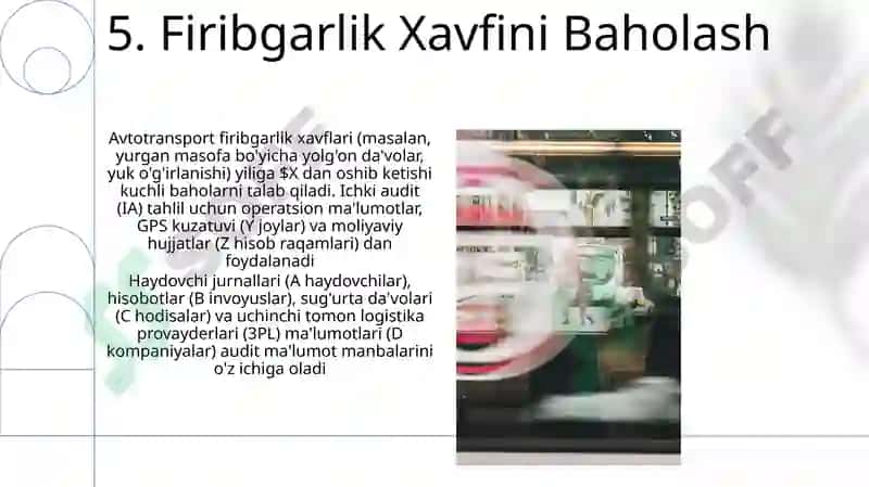 Mosuvchi audit va me'yoriy asoslar 7