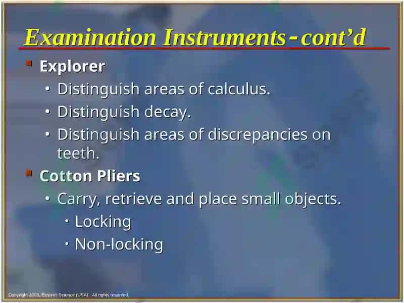 Dental Hand Instruments 7