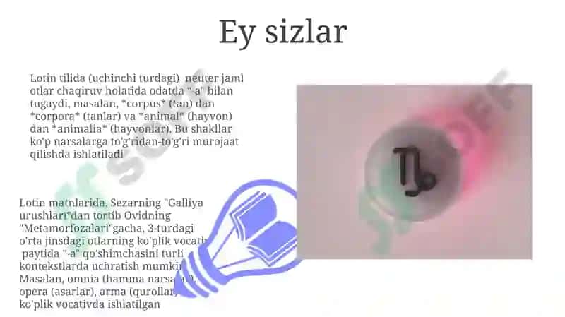 Genitiv, Dativ va Ablativ kasuslari 7