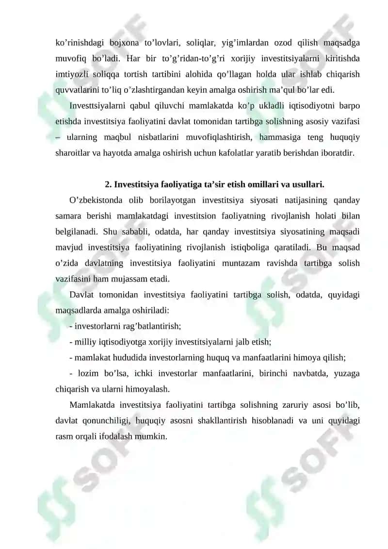 Investitsiya funksiyasi va omillari 7