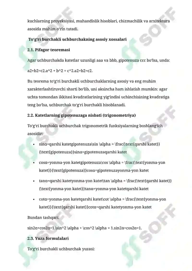 Analitik geometriya fanida geometrik figuralarni Dekart koordinatalar sistemasida o‘rganish 7