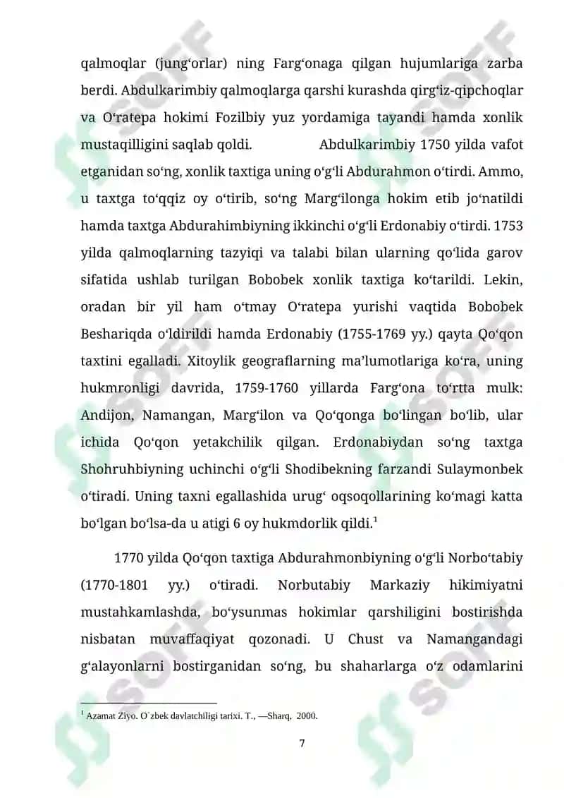 Qo'qon xonligi tarixi 7