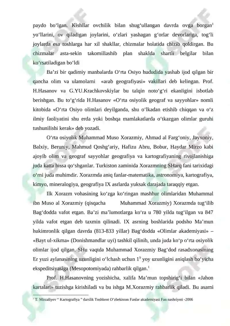TARIXIY KARTALARNI TAHLIL QILISH VA O’RGANISH 7