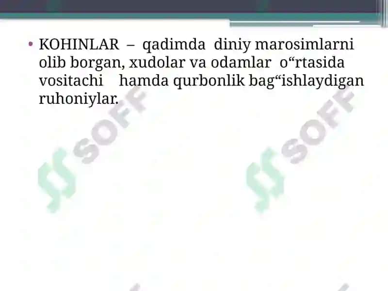 ILK DINIYE’TIQOTLAR 8