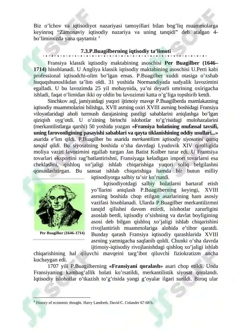 Klassik iqtisodiy maktabning iqtisodiy ta’limotlari 8