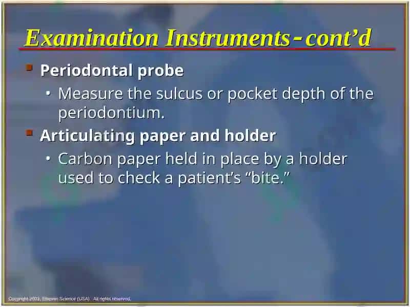 Dental Hand Instruments 8