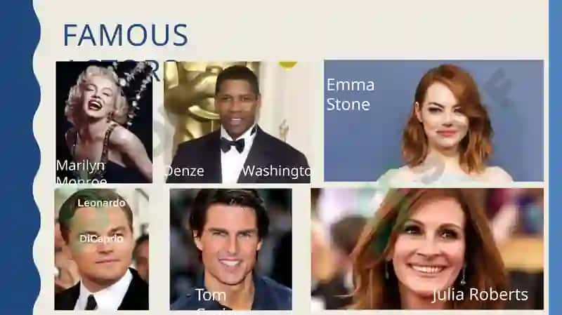 "FAMOUS AMERICANS AND JOBS IN THE USA" 8