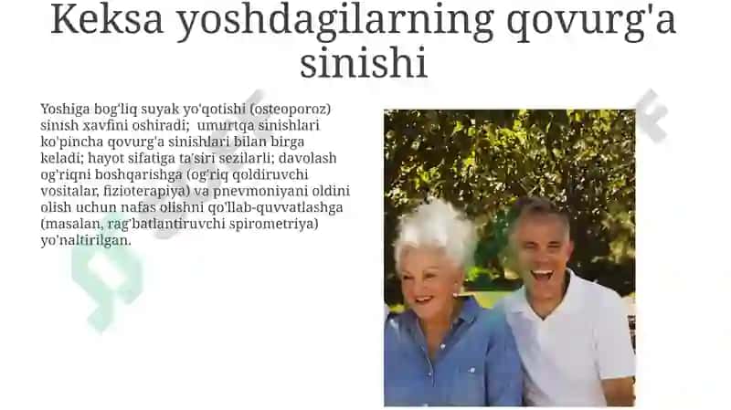 Yoshga bog'liq qovurg'a qafasi 8