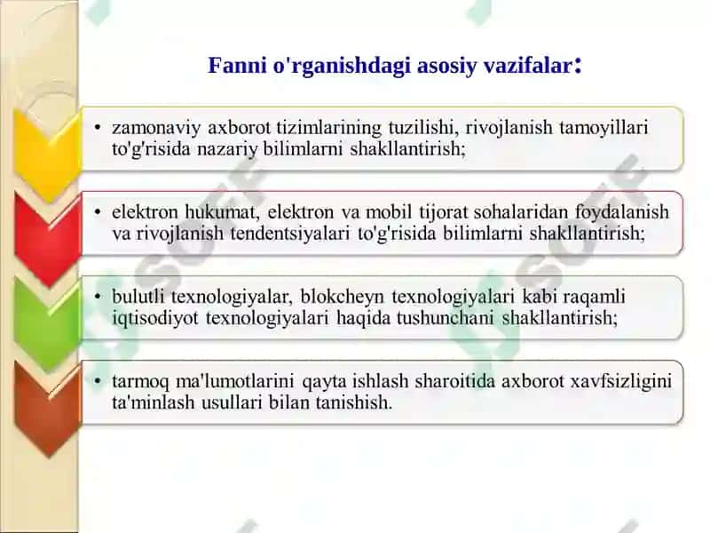 Iqtisodiyotda axborot-kommunikatsiya tеxnologiyalari va tizimlari 8